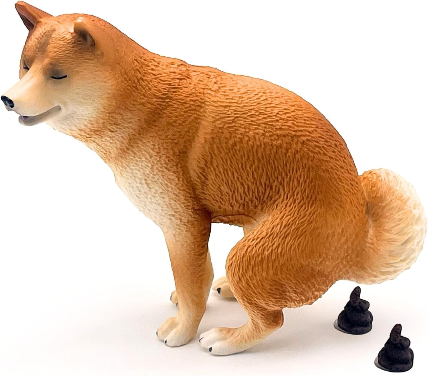 Avidora Shiba Inu Toy Poop Figurine Funny Goods Interior Poop Figure