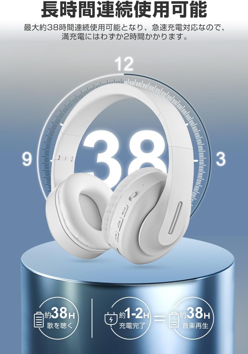 Wireless Bluetooth Headphones, Wired Wireless Headphones, Dual Use, Bluetooth 5.3, Low Latency, HIFI High Sound Quality, Up to 42 Hours of Continuous Playback, Over-Ear, Stereo Headphones, Connect 2