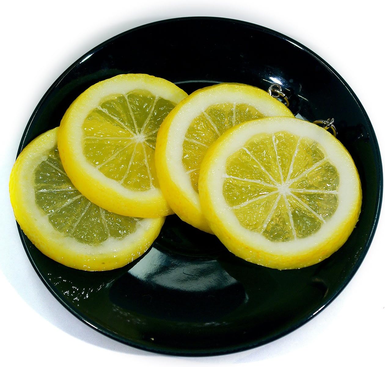 Coconut Accessories 085OK Lemon Food Sample Keychain Cute Funny Souvenir Present