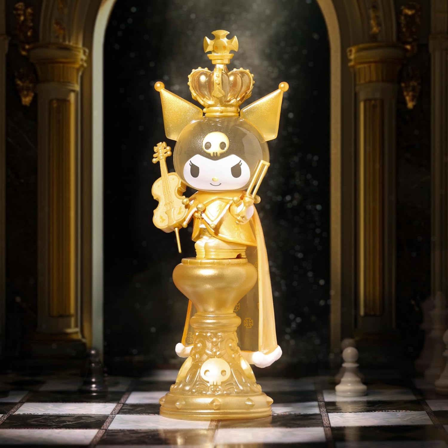 TOP TOY Sanrio Clomi Chess Series [1 Piece] Plush Toy Blind Box Figure Soft Vinyl PVC Premium Toy Birthday Present for Kuromi Character Collectors