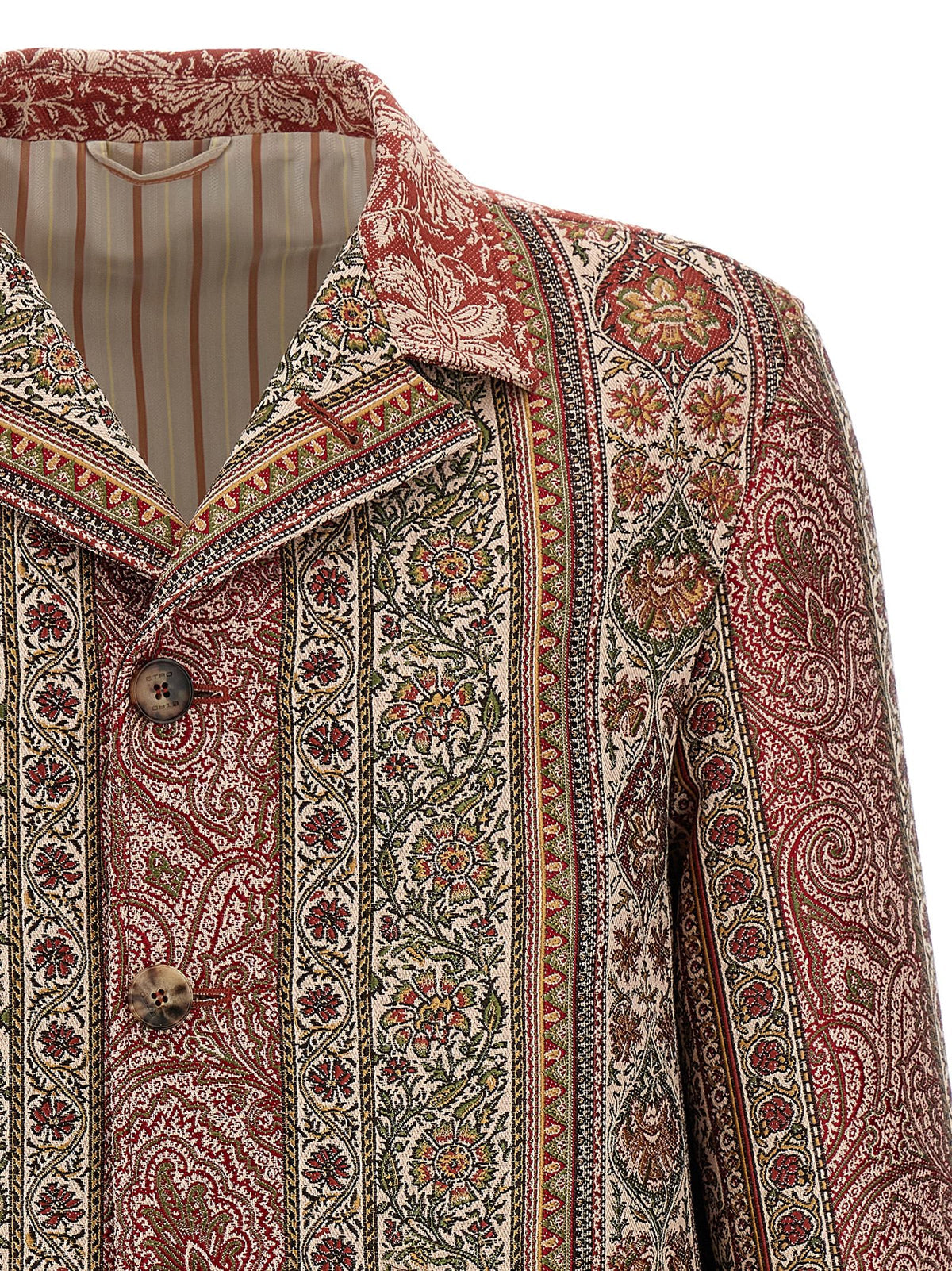 Etro Etro Balmacaan Neck Overshirt - Image 8