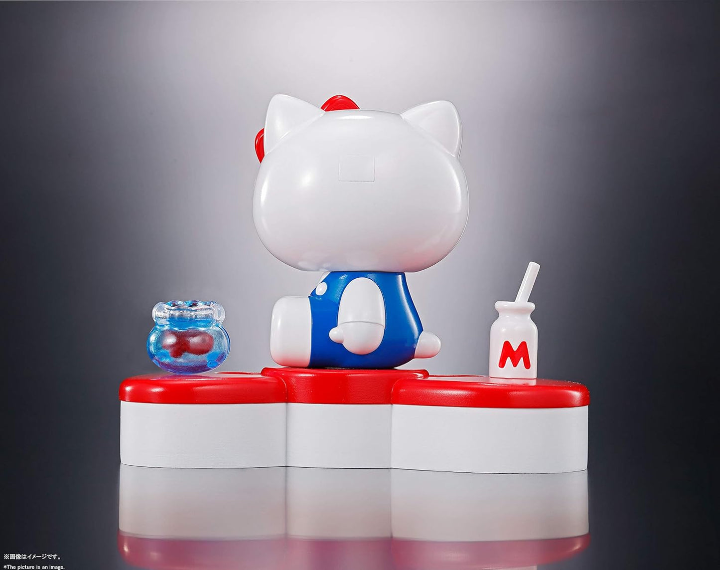 Tamashi Nations Super Alloy Hello Kitty (45TH ANNIVERSARY), Approx. 2.4 inches (60 mm), Die-cast & ABS Pre-painted Action Figure