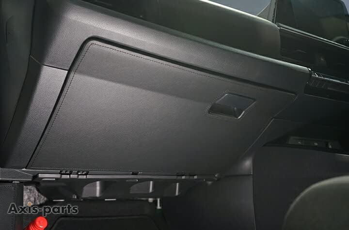 [axis-parts] gg-tp60-057 [stitch color selectable] glove box kick guard Toyota Prius [Model: 60/65 series (year: R5.1 ~)] Pattern: Leather/Stitch Color: Black (ST)