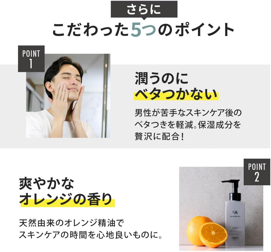 NULL Cleansing Men's Makeup Remover, Square Plug, Pore Stain, No Face Washing, Cleansing Liquid + All-in-One Gel Set, Face Wash & Lotion