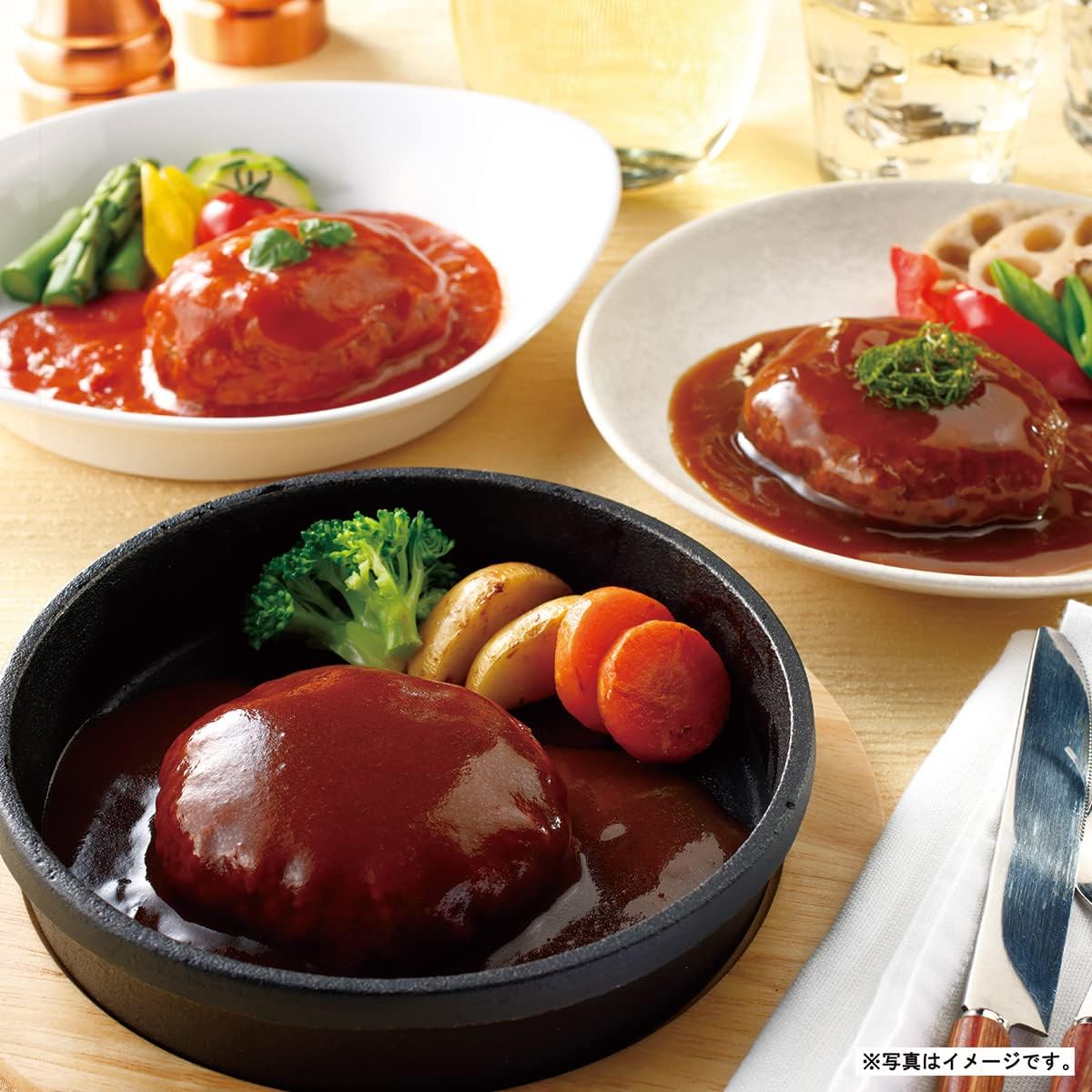 Kobe Kaikatei Retort Foods, Side Dishes, Stewed Hamburg, Beef Curry, 4 Types, 9 Pieces, Set of 9, Home Use, Storage at Room Temperature