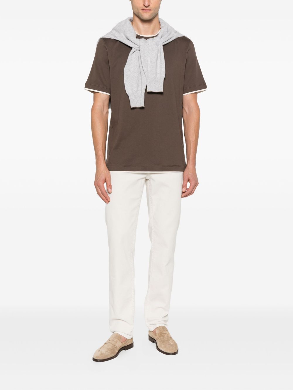 Brunello Brunello Cucinelli Cotton Contousers - Image 8