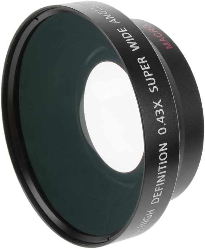 KESOTO 0.43X 62mm Wide Macro Lens Conversion Lens for Sony Canon Nikon Cameras