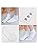 Amemari Tabi Socks, With Flat Pattern, Made in Japan, Wrinkle-Resistant, Cotton Poly, Tetoron Broad, All Year, Fukusuke Brand, 1 Pair, White, 4 Pieces, Regular Style, Dressing Sleeves, Kimono Kimono