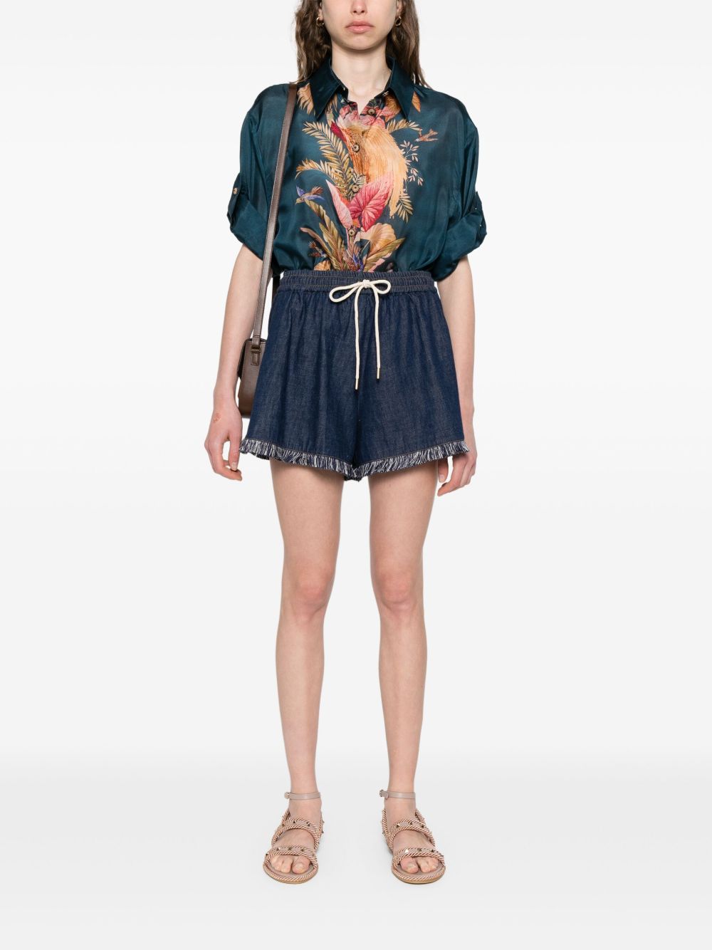 Zimmermann Zimmermann Ascensionプリントシルクシャツ - Image 8