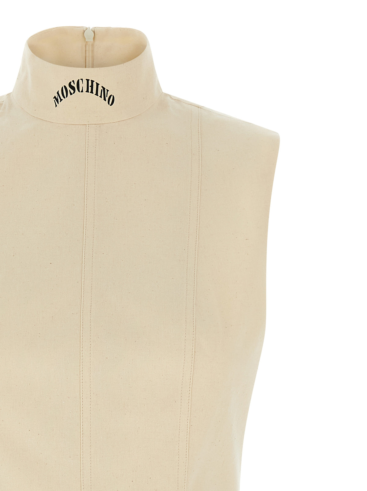 Moschino モスキーノラフキャンバスドレス - Image 8