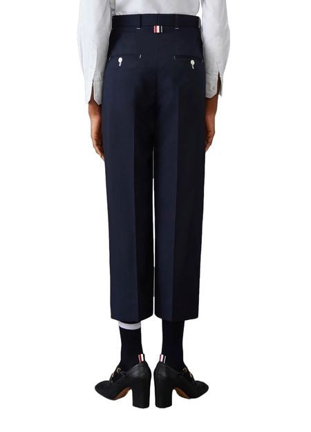 THOM BROWNE ハイウエスト ダブルプリーツ パンツ - Image 8