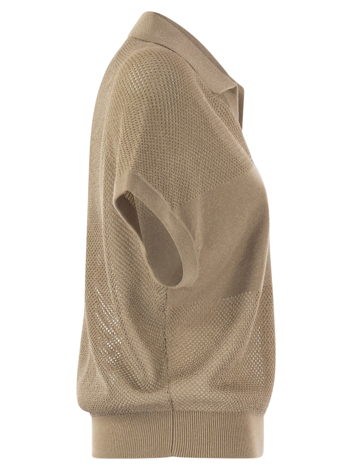 Peserico Pure Cotton Crepe YarnのPeserico Tricot Poloシャツ - Image 8
