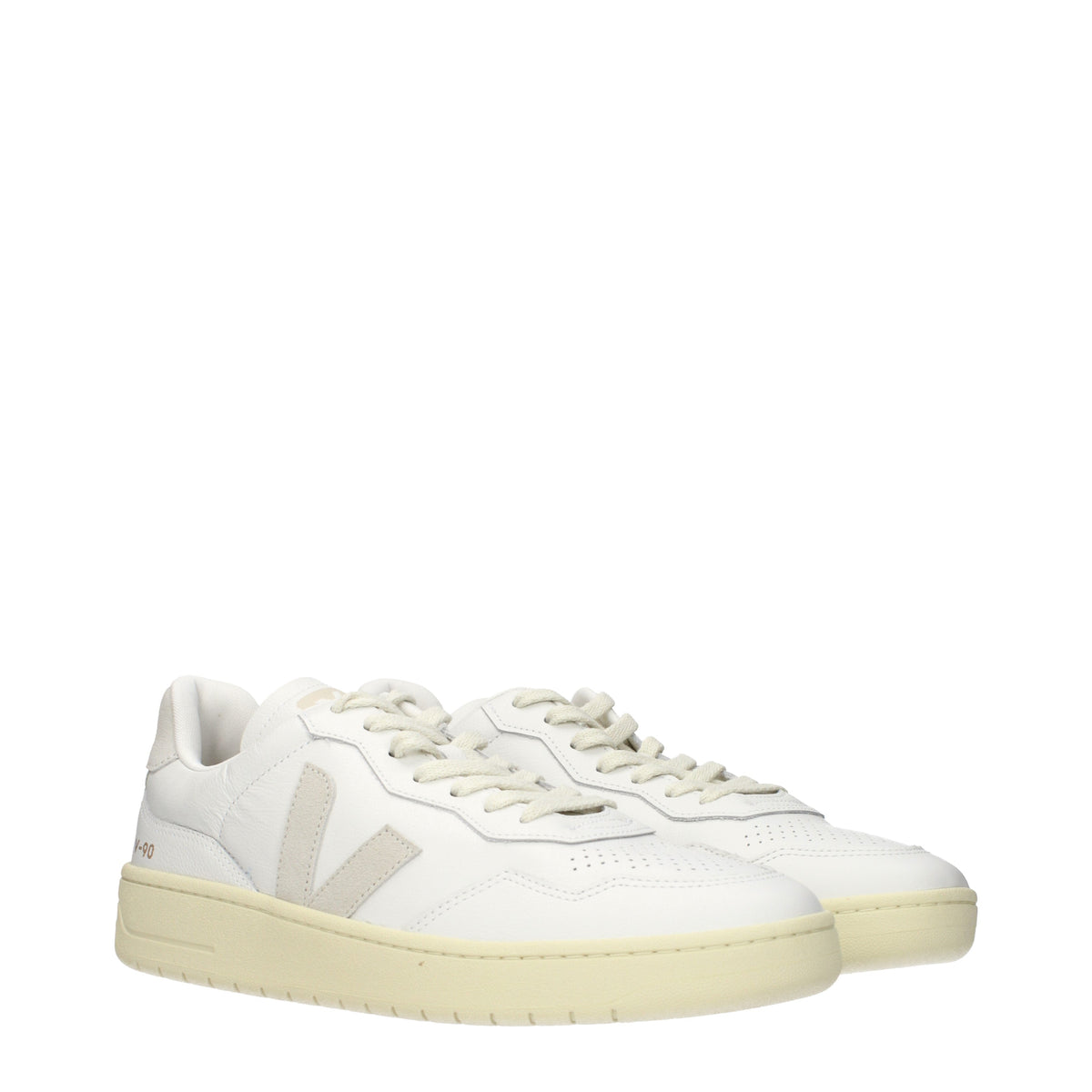Veja Veja スニーカー メンズ レザー ホワイト/ライトグレー - Image 8