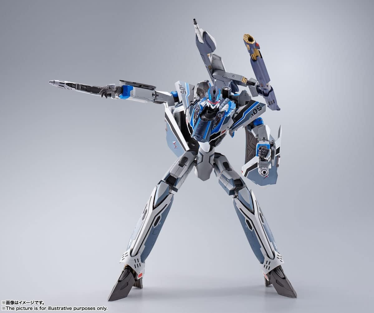 DX Chogokin Macross Δ Movie Version Absolute LIVE!!!!!! First Press Limited Edition VF-31AX Kairos Plus (Hayate Immerman Machine) Approx. 10.2 inches (260 mm), ABS & Die Cast & PVC Painted Action