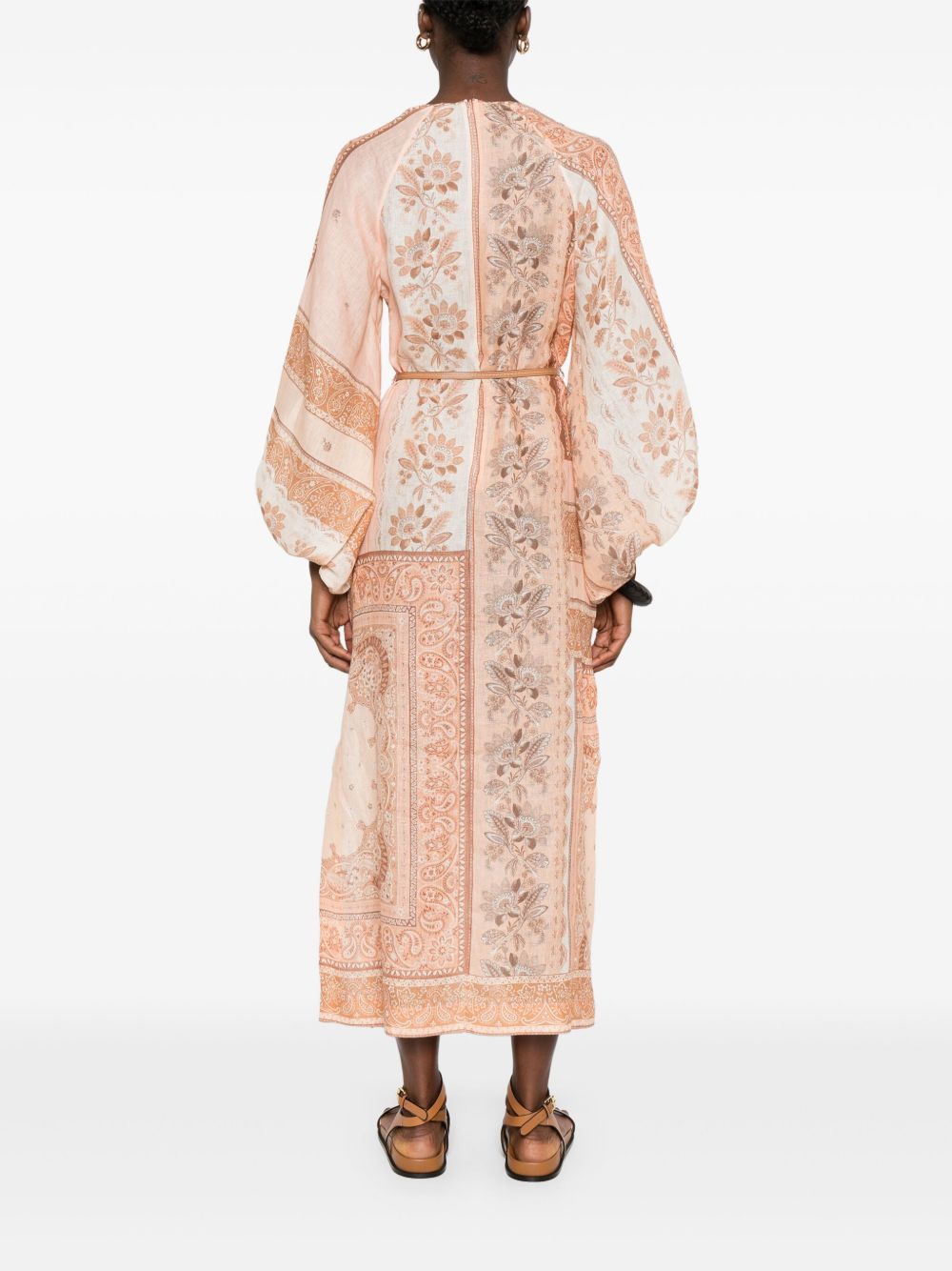 Zimmermann Zimmermannプリントリネンマキシドレス - Image 8