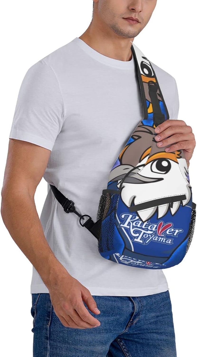 Catare Toyama Shoulder Bag, Large Capacity, Shoulder Bag, Crossbody Bag, Work Commute, School, Travel, Events, Anime, Moe Goods, Multifunctional, Lightweight, Unisex, Gift, Sports School Bag, Backpack
