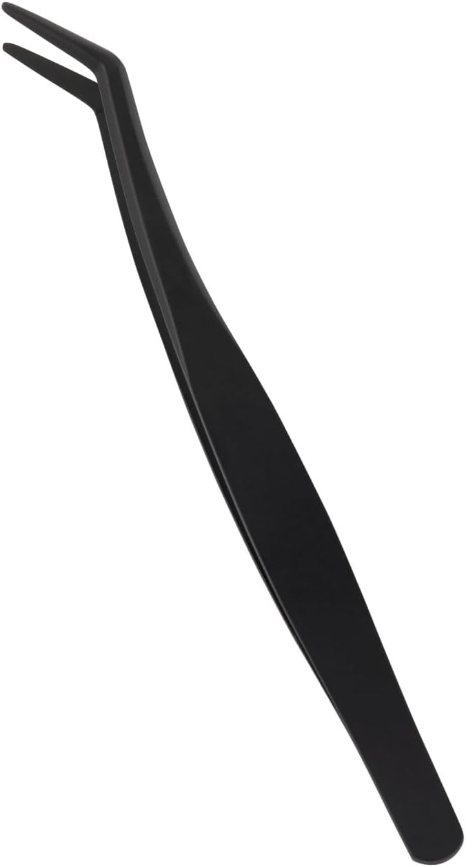 Cozy Straight Catch Tweezers Tufted Eyelashes Tweezers