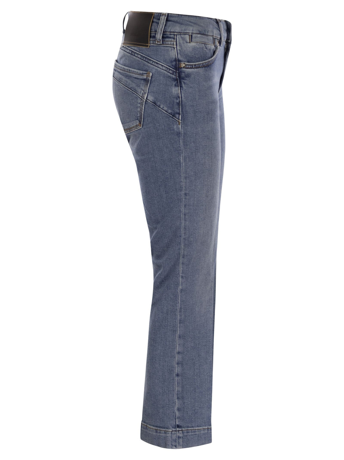 Sportmax SportMax Umbria Mini Flare Denim Ounsers - Image 8