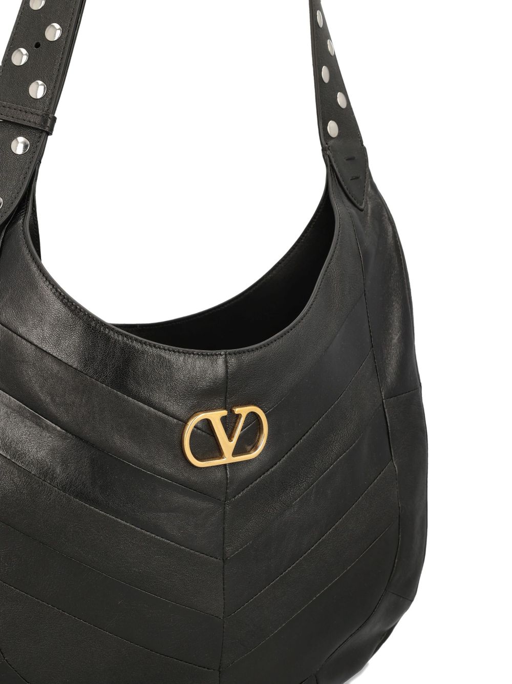 Valentino ヴァレンティノ ガラヴァーニ ホーボーホ ミディアム レザー ホーボー バッグ - Image 8