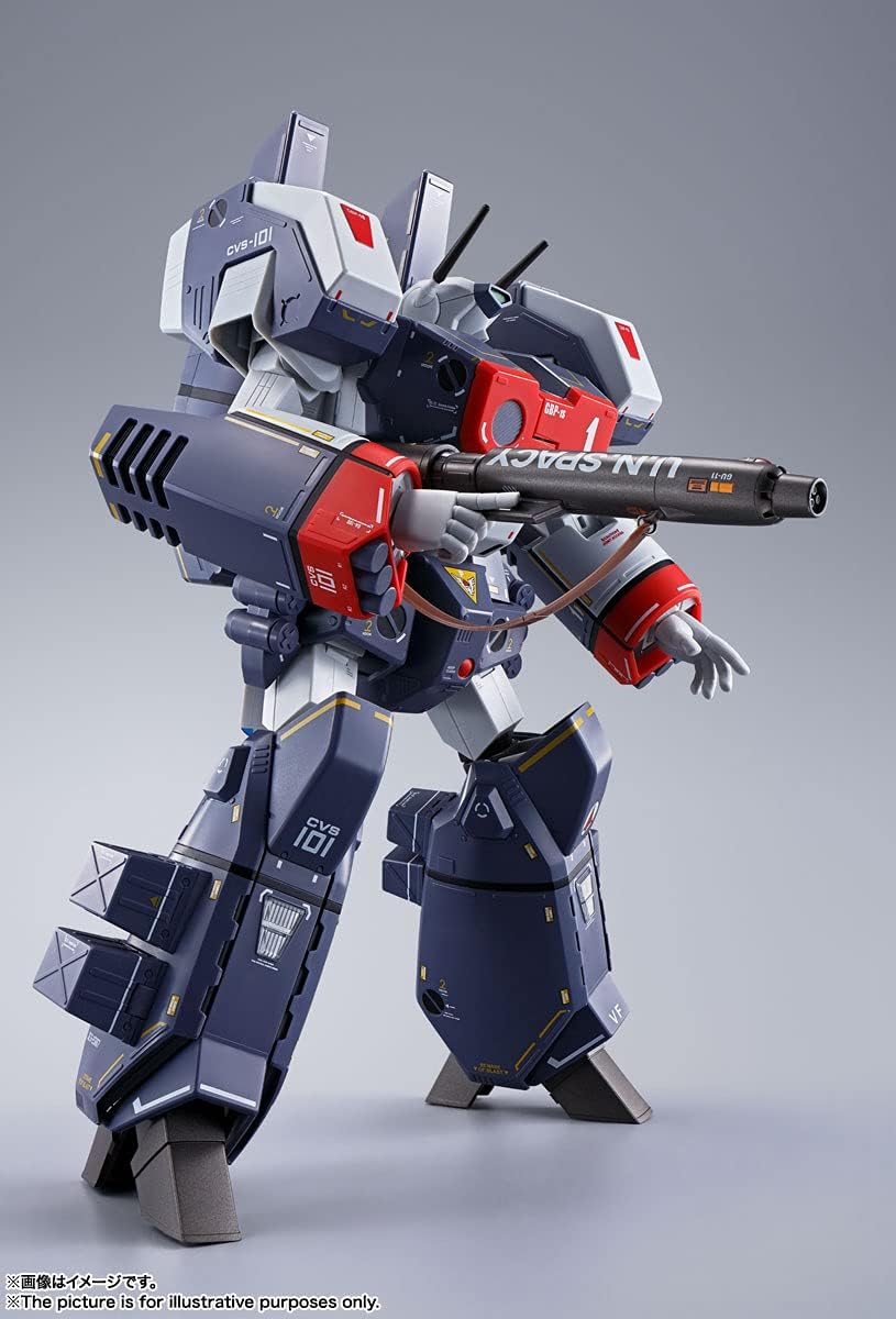 BANDAI SPIRITS DX Chogokin Macross VF-1J Armored Valkyrie (Ichijo Teruki), Approx. 11.0 inches (280 mm), ABS & Die Cast & PVC Pre-painted Action Figure