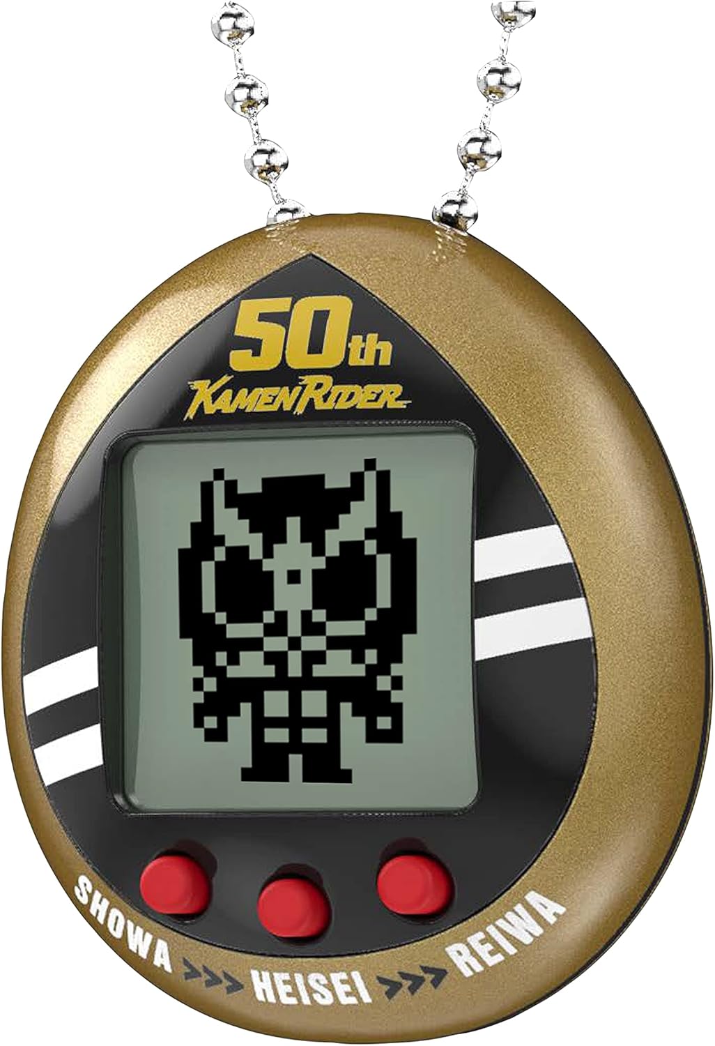 Tamagotchi Nano x Kamen Rider 50th Anniversary Legacy Gold Version