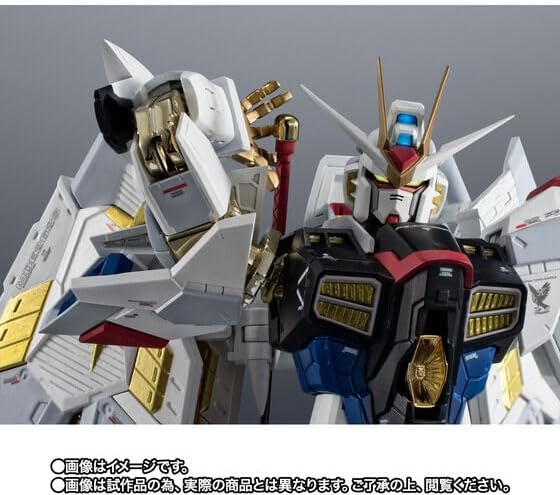 Chogokin Mighty Strike Freedom Gundam Approx. 7.4 inches (188 mm), ABS & PVC & Diecast, Painted Action Figure