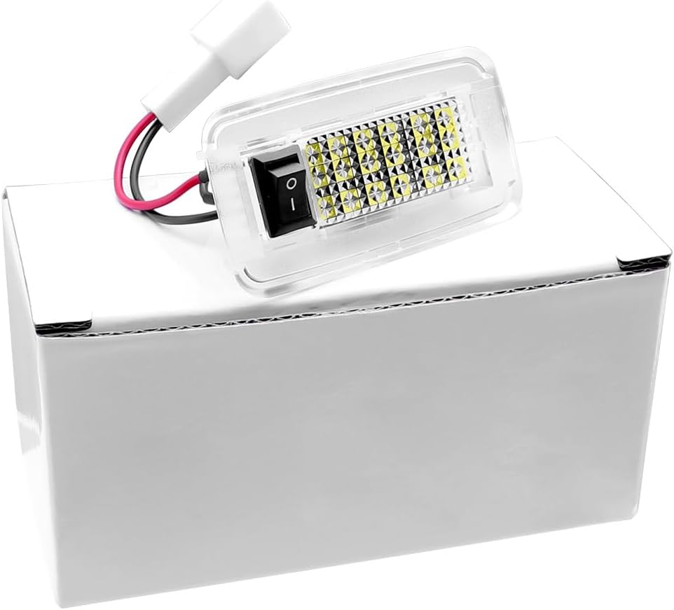 LED Luggage Lamp, For Toyota Voxy Noah 90 Series, Corolla Cross, 10 Series, Harrier, 80 Series, Century, Etc., Luggage, Room Lamp, White, Custom Parts, Switch Included, Genuine Replacement, Car