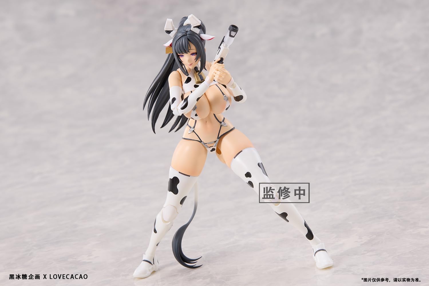 AC Black Crystal Candy Project Milky White Haku-chan 1/12 Action Figure