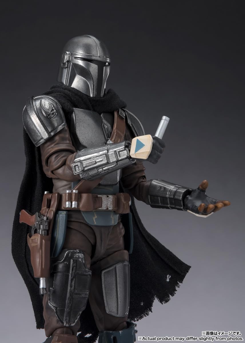 BANDAI SPIRITS S.H. Figuarts Star Wars The Mandalorian Approx. 5.9 inches (150 mm), ABS & PVC & Fabric, Pre-painted Action Figure