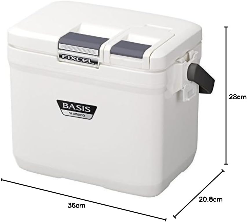 SHIMANO Fixcel Basis 90UF-009N / 120UF-012N / 170UF-017N / 220UF-022N / 300UF-030N Cooler, For Fishing, 9.5 - 31.7 qt (9 - 30 L)