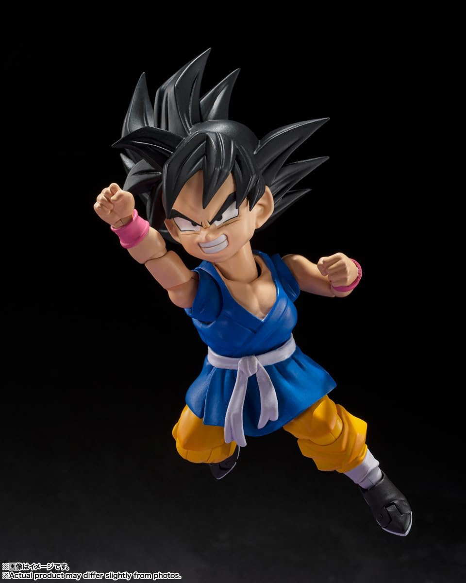 BANDAI SPIRITS S.H. Figuarts Dragon Ball GT Son Goku-GT- Approx. 3.1 inches (80 mm), ABS & PVC Pre-painted Action Figure