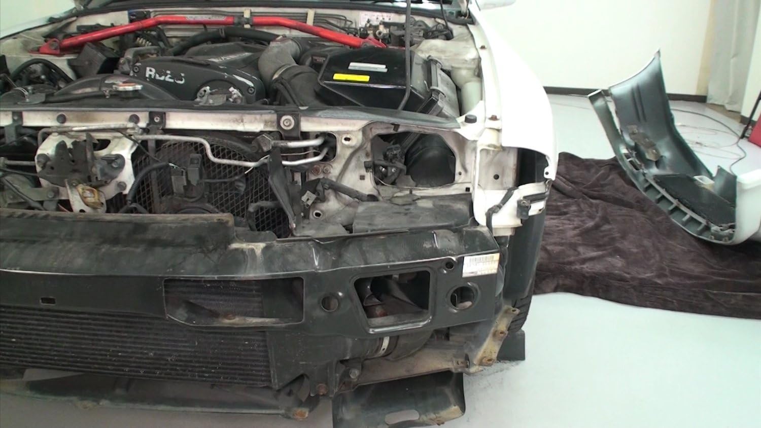 Nissan Skyline GT-R BN R32 Maintenance DVD, Inner Lining, Removal, Interior/Exterior/Removal, 4-Piece Tool, Work Gloves Set, Little Monster, Nissan C185