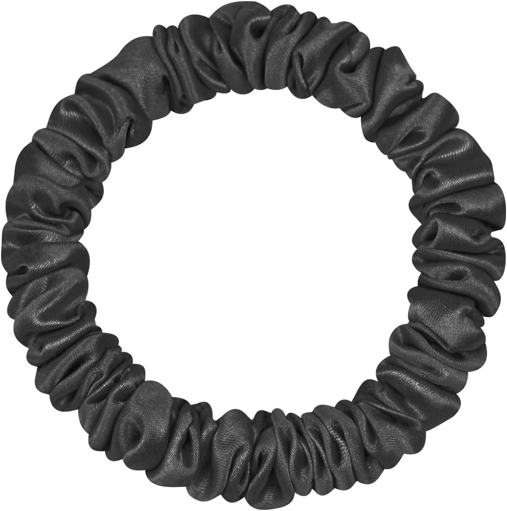 Utukky Silk Hair Rubber Silk Scrunchy Volume, Stylish, Adult 100% Natural Silk, 6A Class, Hair Accessories, Hair Accessories, Anti-Static, Gentle on Hair, Mature Gift, Set of 1