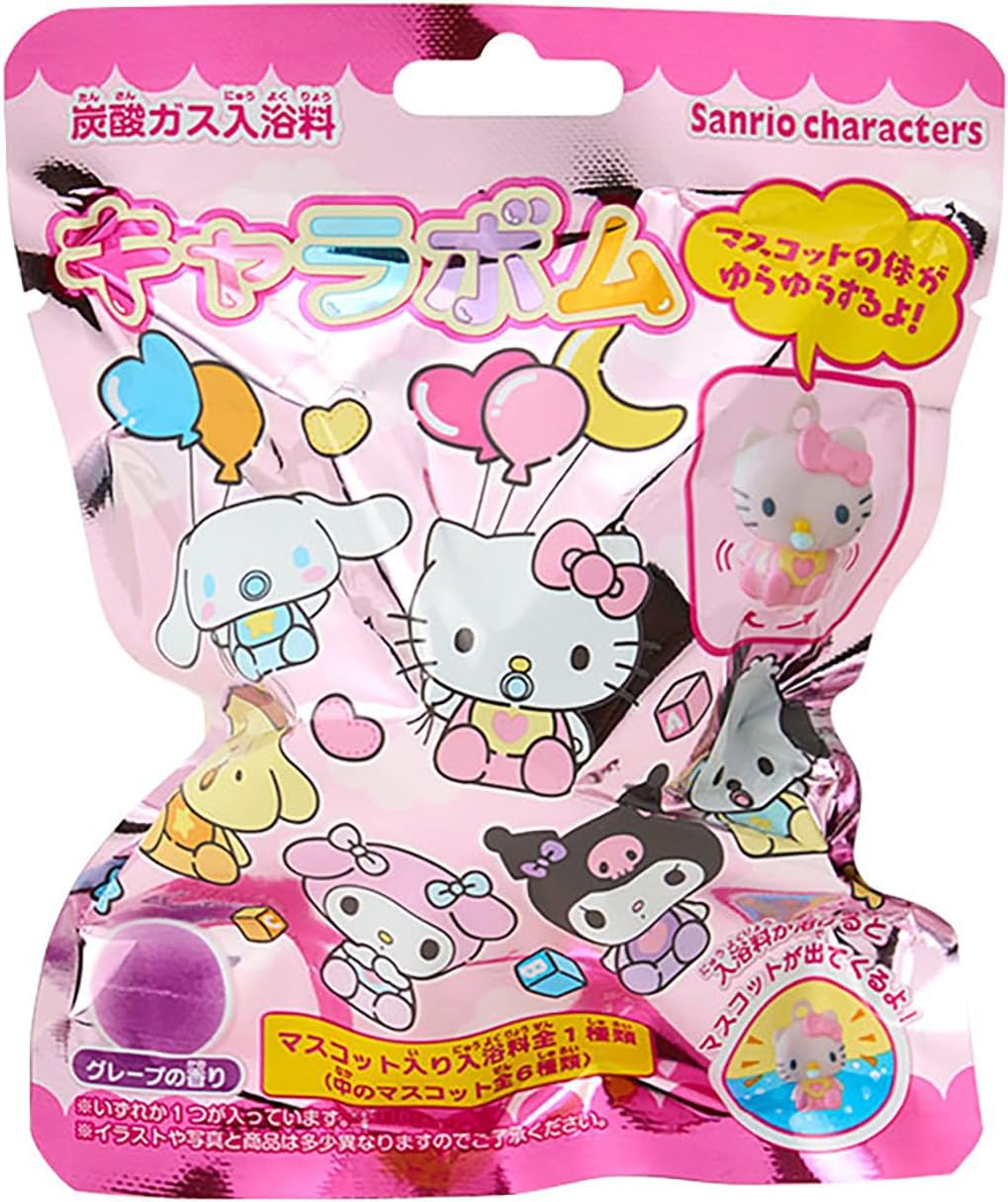 Sanrio (SANRIO) Charabom (Carbonated Bath Additive) Yurayura Baby Sanrio Characters ABS Resin Suitable for ages 6 and up 641804