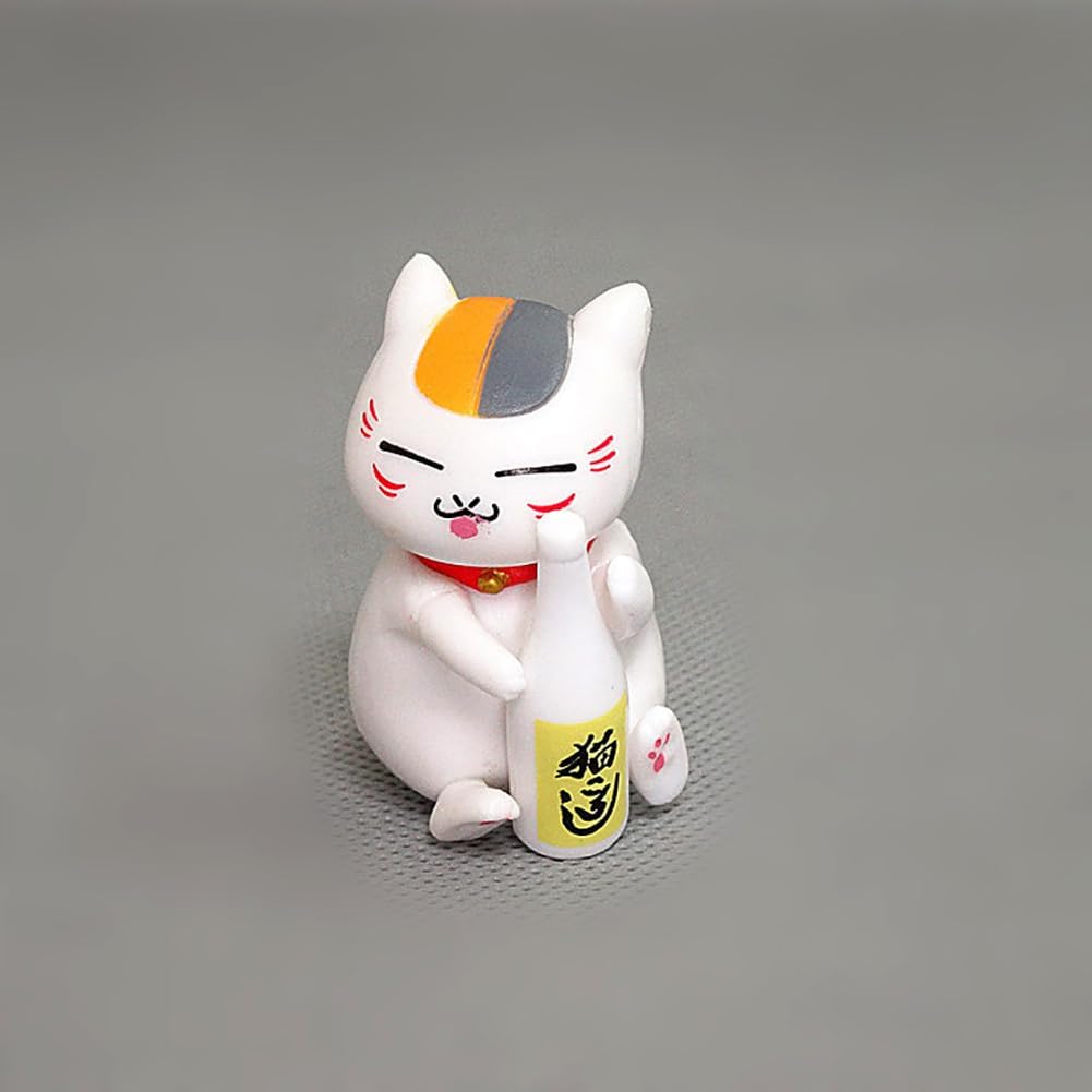 Natsume's Book of Friends Figure, Set of 6, 2.4 inches (6 cm), Lightweight, Painted and Finished Product, Tabletop Decoration, Figurine, Office, Home, Souvenir, Ornamental, Display