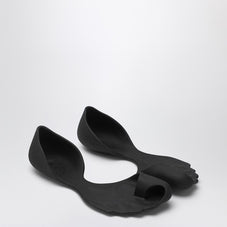 Balenciaga バレンシアガブラックレザークラッシュ M ショルダーバッグ - Image 8