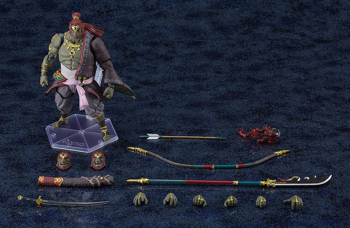 figma The Legend of Zelda Tears of the Kingdom Ganondorov Tears of the Kingdom Ver. Non-scale, Plastic, Pre-painted Action Figure