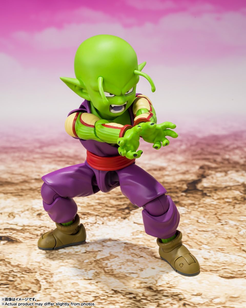 BANDAI SPIRITS S.H. Figuarts Dragon Ball DAIMA Piccolo (Mini) - DAIMA- Approx. 3.3 inches (85 mm), PVC & ABC, Pre-painted Action Figure
