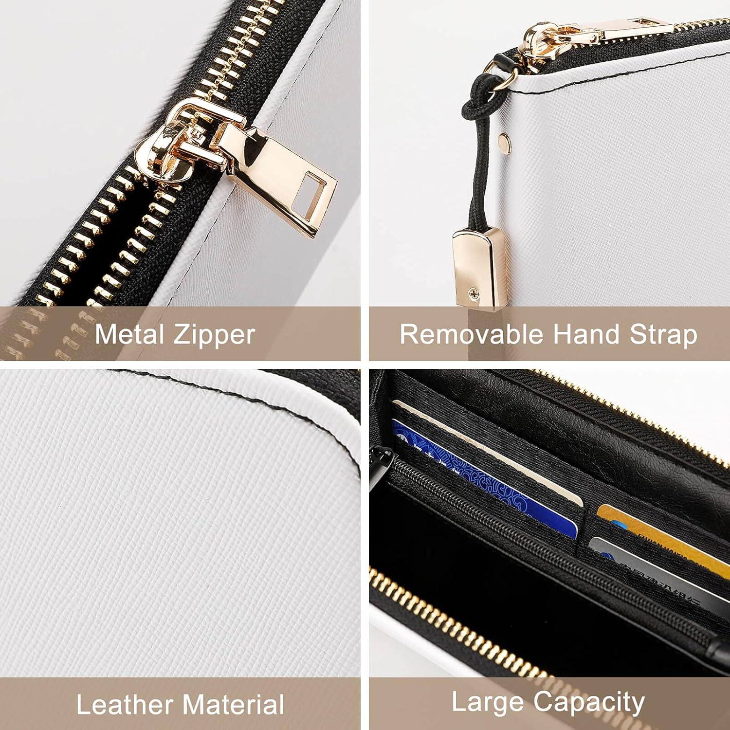 RFSHOP Original God Long Wallet, Anime Wallet, Large Capacity, Popular, Character Card Storage, Goods, Zip Around Gift, Present, PU Leather, Coin Purse, Multi-functional