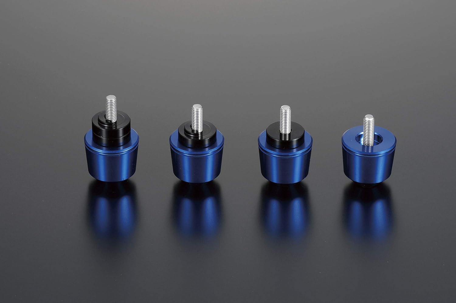 POSH Motorcycle Supplies Handlebar End Solid Bar End Honda/Suzuki Genuine Handle M6 Type (Outer Diameter 1.1 inches (29.mm) CB1300SF/SB | CT125 Hunter Cub Red 031176-02-10 Bar End Cap