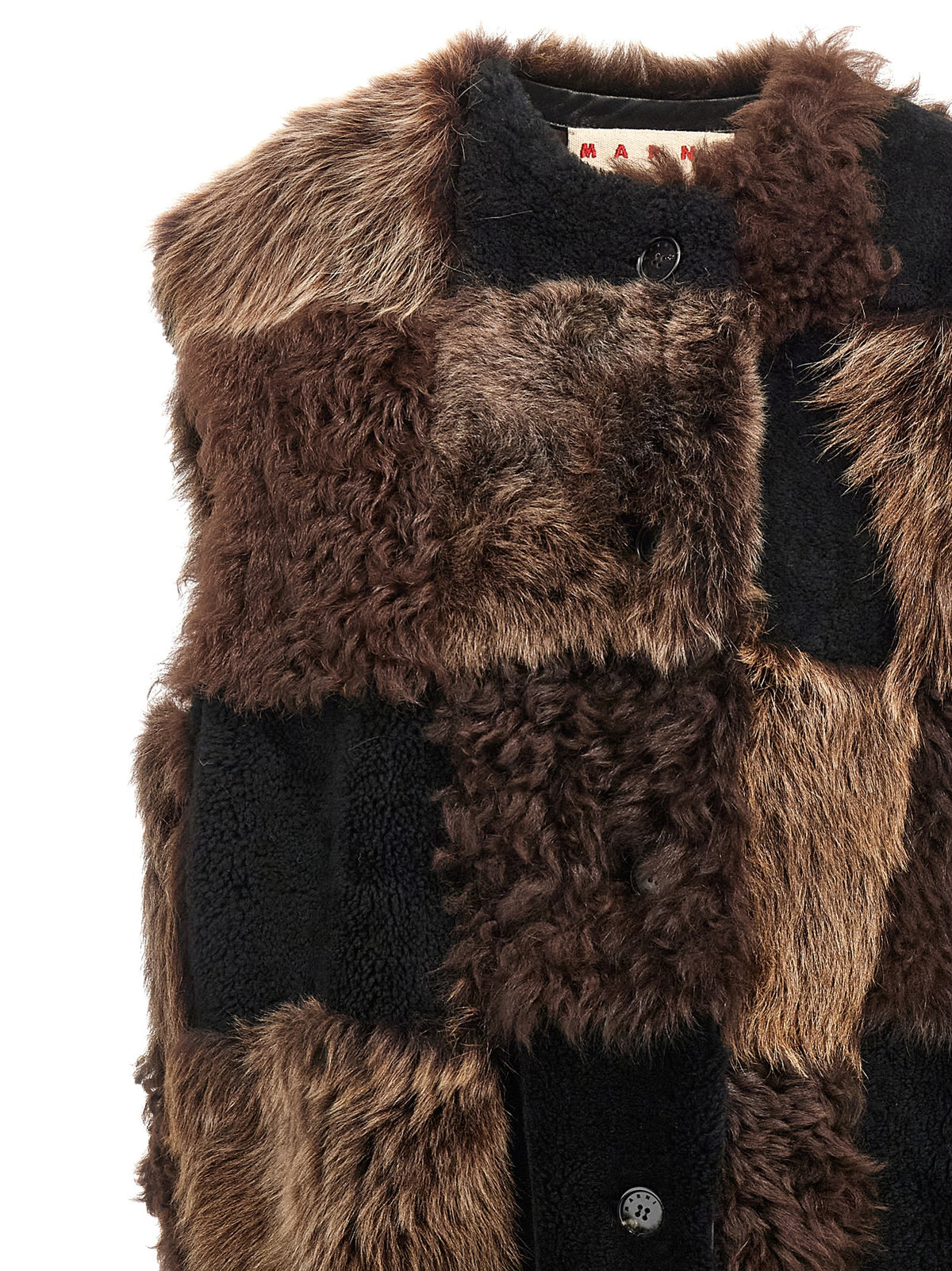 Marni Marni Long Shearlingベスト - Image 8