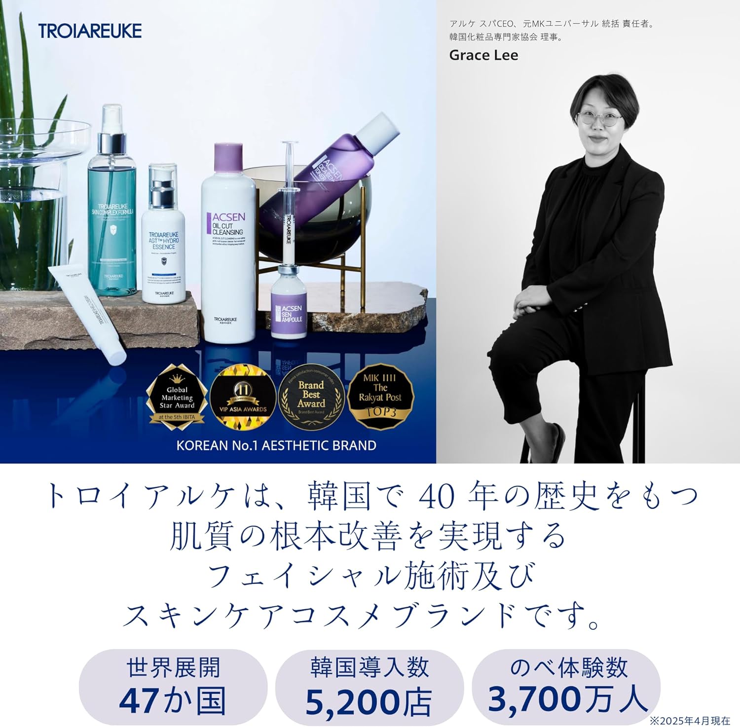 TROIAREUKE Energy Cream/Face Moisturizing, Face Cream/Peptides, Galactomyces, Niacinamide, Pine Leaf Extract, Formulation/Skin Care, Beauty (4.2 fl oz (125 ml)