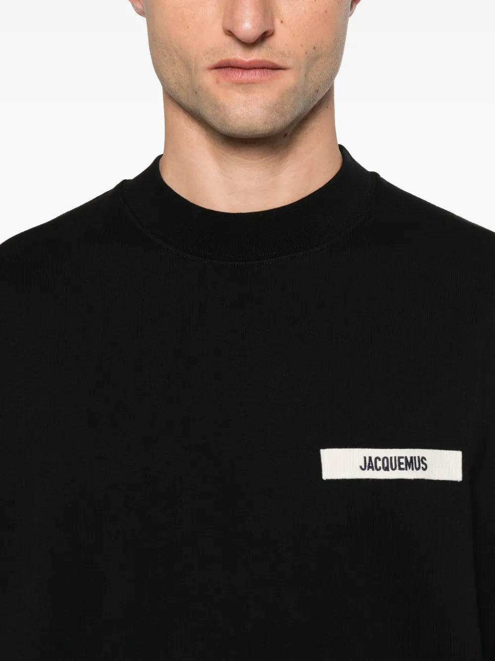 Jacquemus Jacquemusロゴプラーク付きグロス穀物クルーネックスウェットシャツ - Image 8
