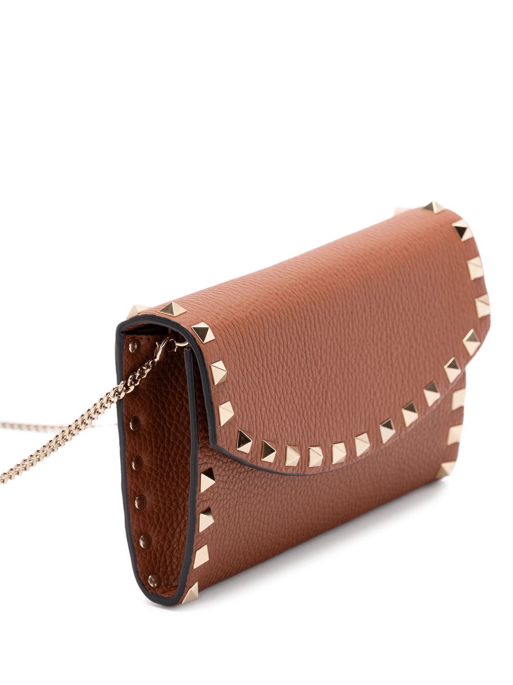 Valentino チェーン上のバレンティーノガラヴァニロックスタッドレザーウォレット - Image 8