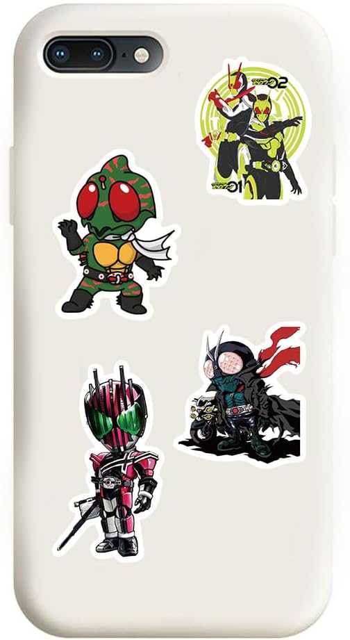 Kamen Rider Stickers Set of 100 Kamen Rider Stickers Cartoon Character Stickers Cute Stylish Notebook Sticker Moe Goods Surrounding Picture Pasting Props Gift DIY Decoration Letter Mobile Notebook
