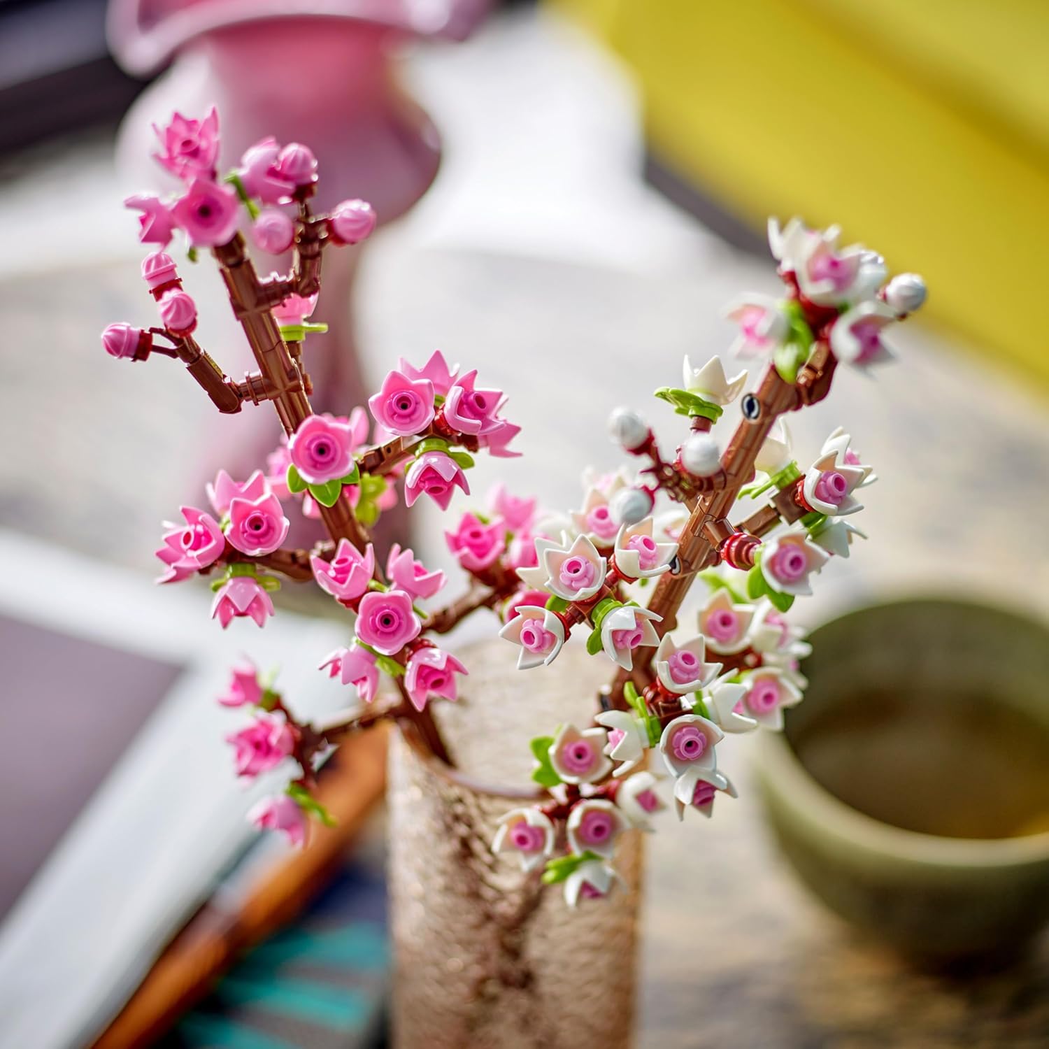LEGO Botanical LEGO Sakura Toy, Building Blocks, Birthday Gift, For Boys and Girls, Children, Ages 8 to 10, Elementary School Students, Flower Bouquet, Artificial Flowers, Decoration, Interior