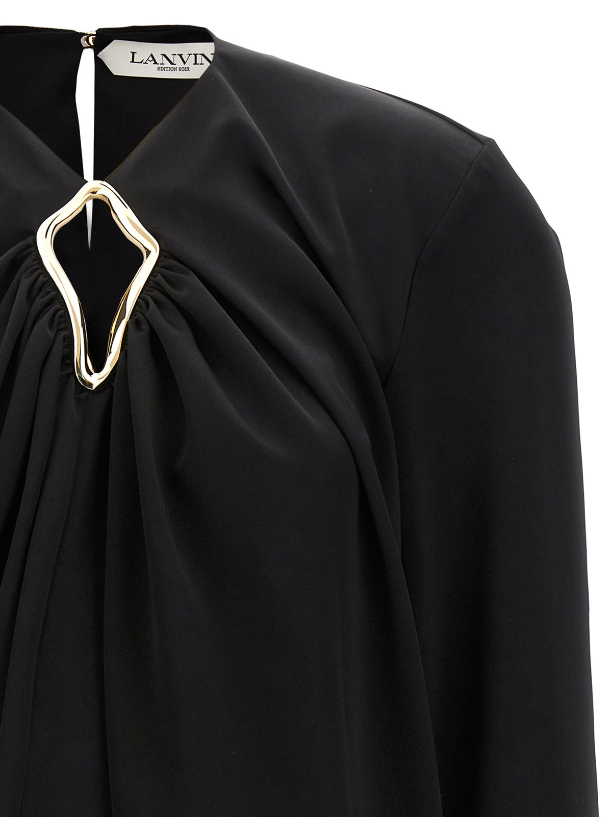 Lanvin ランバンメタリックディテールブラウス - Image 8
