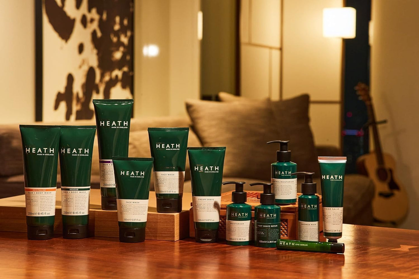 HEATH/Moisturizer, 3.4 fl oz (100 ml) - Tea Tree Scent, Gift for the Aged Day, Gift, Men's Lotion, Milky Lotion, All-in-One, Moisturizing Cream, Hyaluronic Acid Formulation, Blue Light Protection,