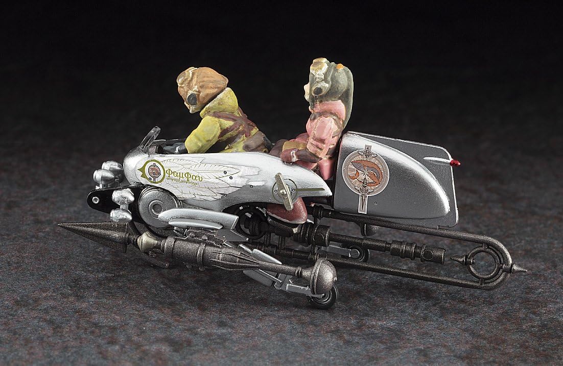 Last Exile -Ginyoku no Fam- Tatiana's Van Ship & Fam's Vespa (Plastic model kit)