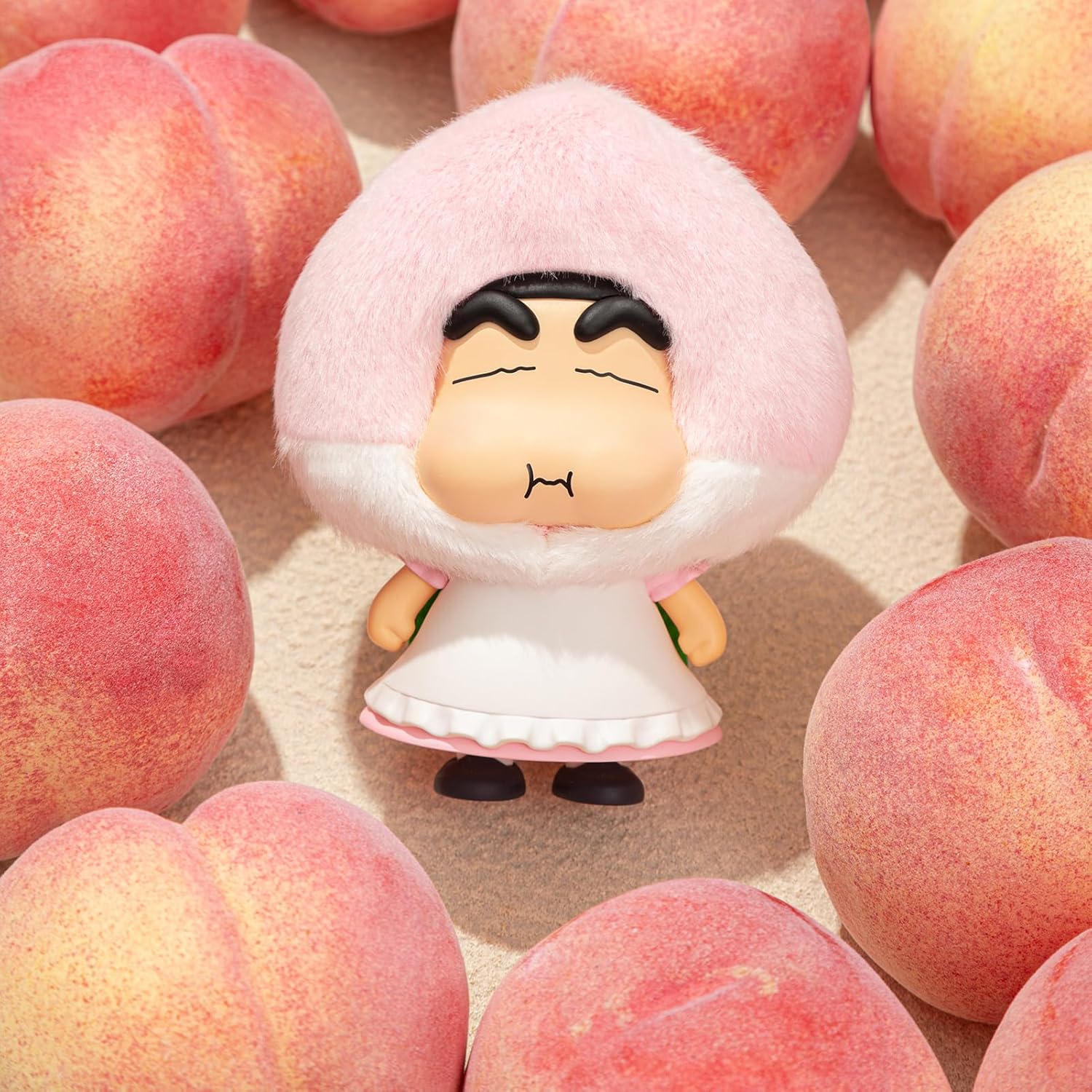 TOP TOY Crayon Shin-chan (Crayon Shin-chan) "Fruit House" Series Plush Pendant【1 Piece】Gacha Gacha Blind Box Figure Plastic Model Premium Toy PVC Sofubi Shin-chan Character Birthday Present Collector